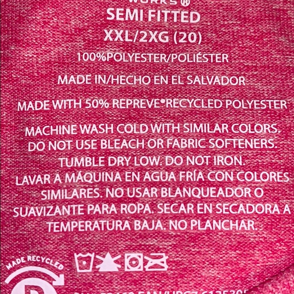 ❌SOLD❌Bundle of 2 XXL Semi-fitted Short Slv Tees - Picture 8 of 8